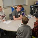 Future educators bring literacy event to life at Zinser Elementary